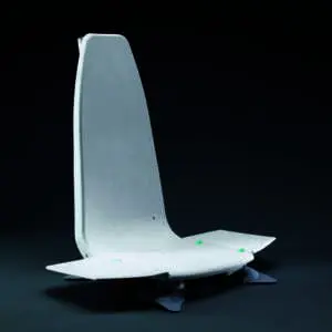 The Neptune Bathlift is a white, minimalist seat featuring a tall backrest and wide, angled base, supported by two curved grey legs, shown against a plain dark background.