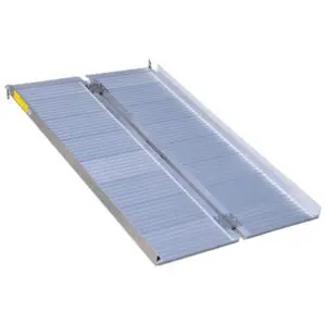 Lightweight Suitcase Ramp - 910 mm (3 ft) with a ribbed, non-slip aluminium surface is shown fully extended on a white background.