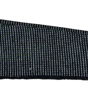 The Coccyx Wedge Cushion, featuring a black and grey textured fabric cover and wedge shape, is shown against a white background.