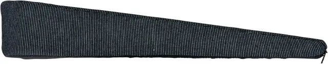 The Coccyx Wedge Cushion, featuring a black and grey textured fabric cover and wedge shape, is shown against a white background.