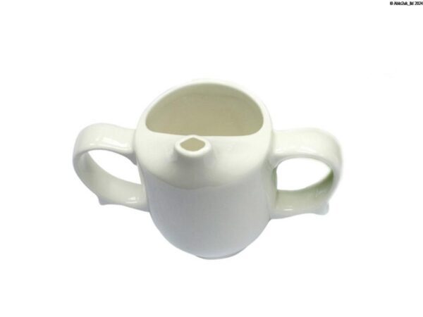 Dignity - 2 Handled Feeder Cup With Pierced Spout White