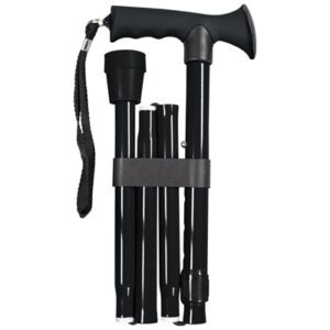 Gel Handled Folding Walking Sticks