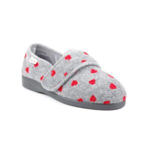 Ladies Slipper - Sophie Ladies Extra-Wide Touch Fastening Slipper