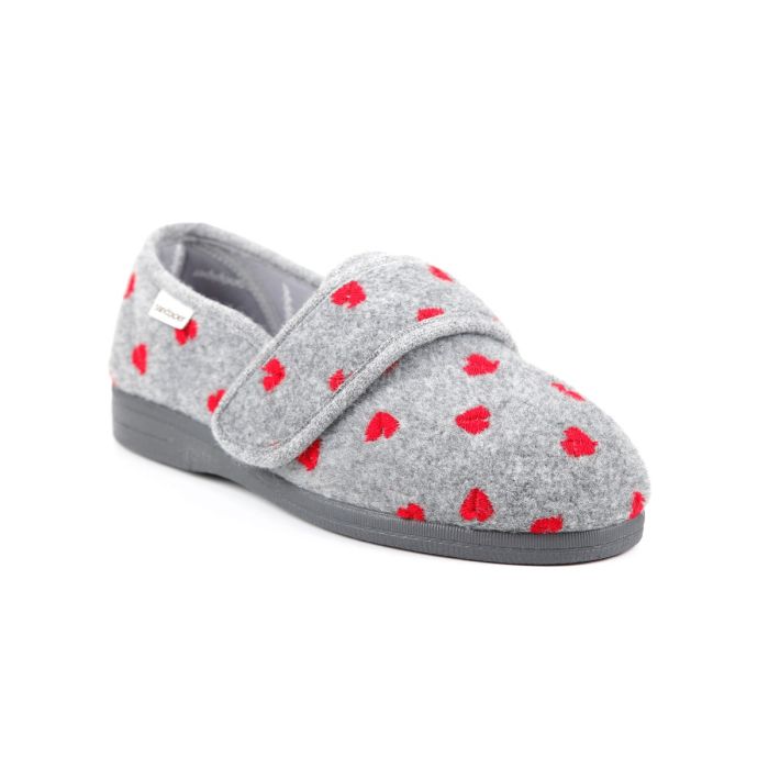 Photo of Ladies Slipper - Sophie Ladies Extra-Wide Touch Fastening Slipper